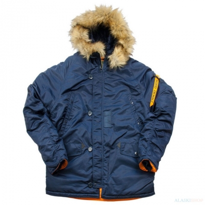 Аляска укороченная N3B HUSKY SHORT REP.BLUE/ORANGE