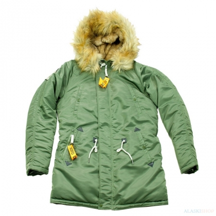 Женская куртка Аляска WOMAN`S GREEN/GREEN
