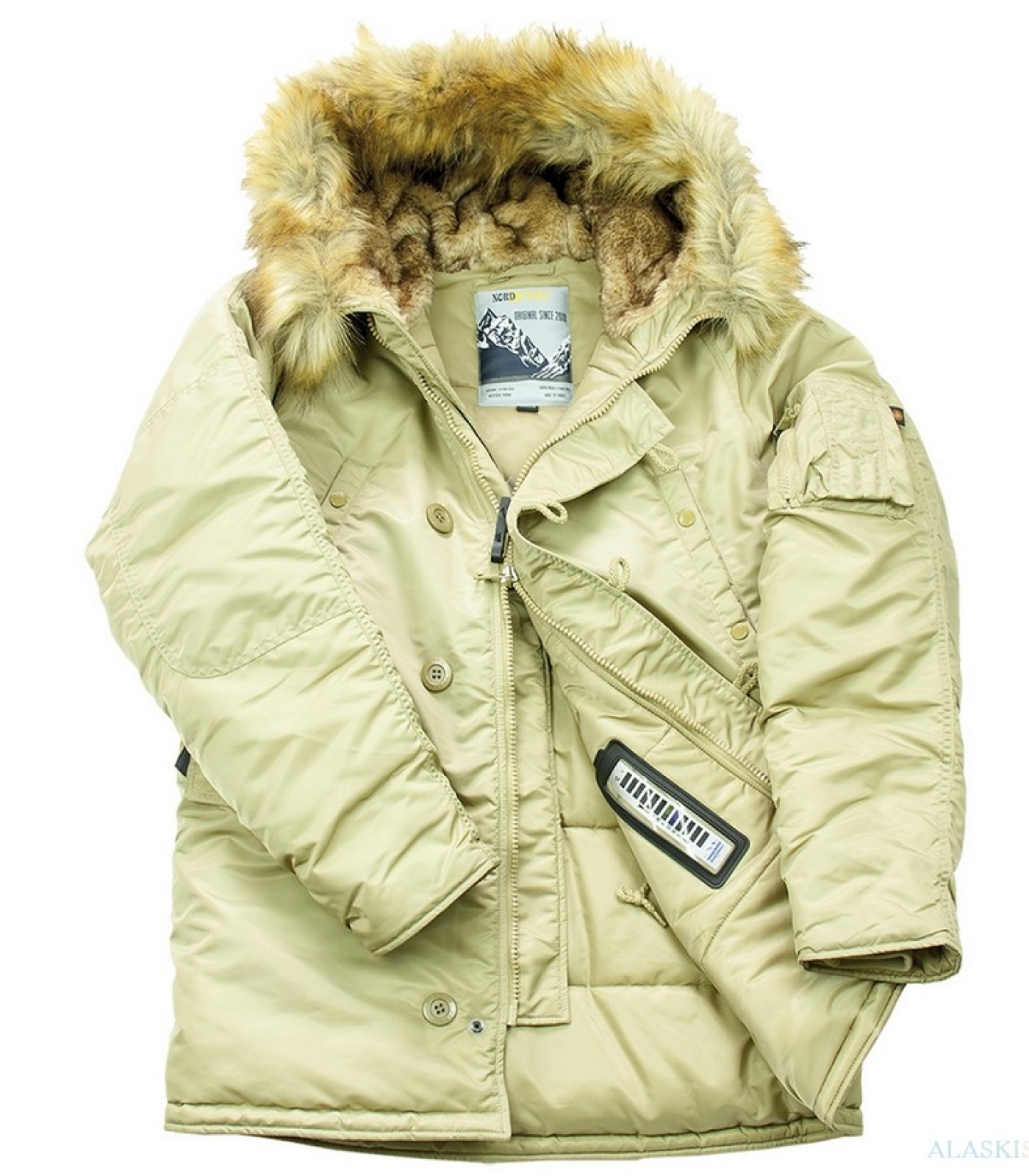 Куртка Аляска n-3b Husky Denali 2019 (хаки - Khaki)